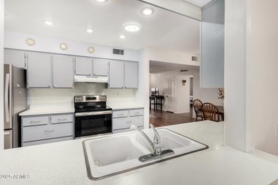 Charming 2-bedroom Gemini home in the vibrant 55+ community of on Sun City Lakes West and East in Arizona - for sale on GolfHomes.com, golf home, golf lot