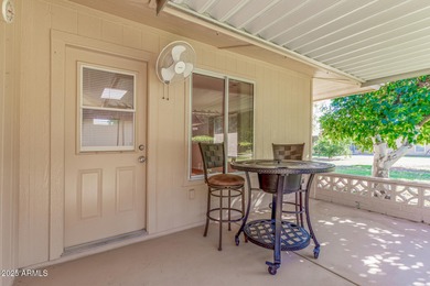 Charming 2-bedroom Gemini home in the vibrant 55+ community of on Sun City Lakes West and East in Arizona - for sale on GolfHomes.com, golf home, golf lot