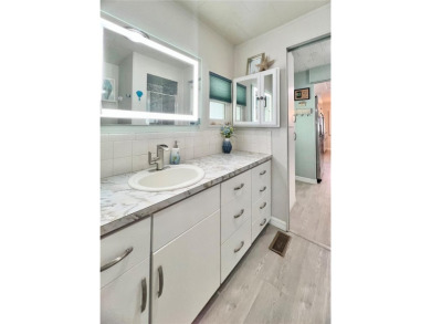This beautifully renovated 2-bedroom, 2-bath home in the PET on Fairway Village Golf Course in Florida - for sale on GolfHomes.com, golf home, golf lot