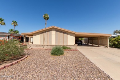 Don't miss your chance to own well maintained manufactured home on Sun Lakes Country Club in Arizona - for sale on GolfHomes.com, golf home, golf lot