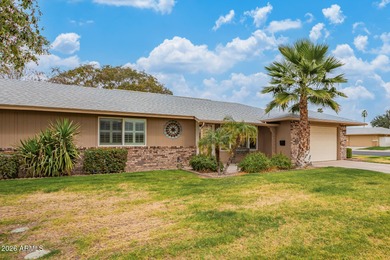 Claim your Tranquility & Elegance in this upscale Remodeled Home on Sun City Lakes West and East in Arizona - for sale on GolfHomes.com, golf home, golf lot