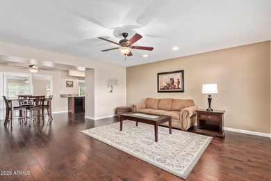 Claim your Tranquility & Elegance in this upscale Remodeled Home on Sun City Lakes West and East in Arizona - for sale on GolfHomes.com, golf home, golf lot