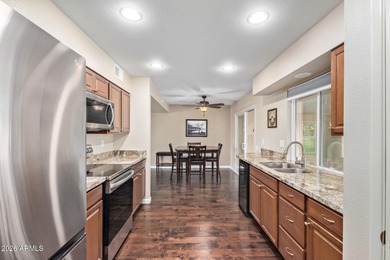 Claim your Tranquility & Elegance in this upscale Remodeled Home on Sun City Lakes West and East in Arizona - for sale on GolfHomes.com, golf home, golf lot