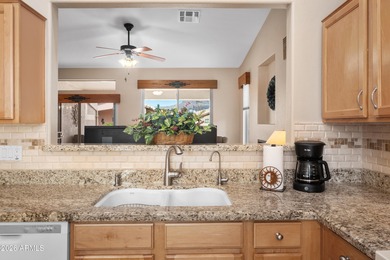 WOW! Fantastic 3 bedroom, FURNISHED, Turn-Key home with GOLF on Mountain Brook Golf Club in Arizona - for sale on GolfHomes.com, golf home, golf lot