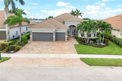 ENJOY THE BEAUTIFUL NAPLES SUNSETS AND LAKE VIEWS FROM THIS on The Golf Lodge At the Quarry in Florida - for sale on GolfHomes.com, golf home, golf lot