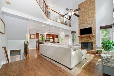 Nestled in a serene natural setting, this breathtaking 3-story on Big Canoe Golf Club - Cherokee in Georgia - for sale on GolfHomes.com, golf home, golf lot