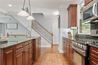 Nestled in a serene natural setting, this breathtaking 3-story on Big Canoe Golf Club - Cherokee in Georgia - for sale on GolfHomes.com, golf home, golf lot