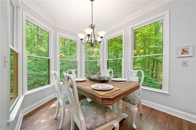 Nestled in a serene natural setting, this breathtaking 3-story on Big Canoe Golf Club - Cherokee in Georgia - for sale on GolfHomes.com, golf home, golf lot