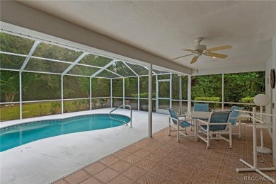 Discover this inviting 3-bedroom, 2-bath pool home nestled in on Sugarmill Woods Golf and Country Club in Florida - for sale on GolfHomes.com, golf home, golf lot
