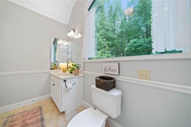 Nestled in a serene natural setting, this breathtaking 3-story on Big Canoe Golf Club - Cherokee in Georgia - for sale on GolfHomes.com, golf home, golf lot