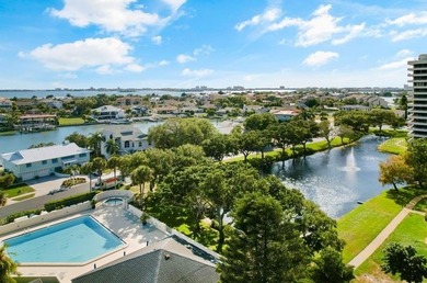 BREATHTAKING WATER VIEWS from this elegant 11th-floor corner-end on Pasadena Yacht and Country Club in Florida - for sale on GolfHomes.com, golf home, golf lot