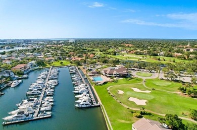 BREATHTAKING WATER VIEWS from this elegant 11th-floor corner-end on Pasadena Yacht and Country Club in Florida - for sale on GolfHomes.com, golf home, golf lot
