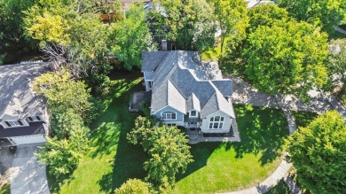 Wonderful opportunity to own this stone & cedar 2-story on Glen Oak Country Club in Illinois - for sale on GolfHomes.com, golf home, golf lot