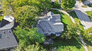 Wonderful opportunity to own this stone & cedar 2-story on Glen Oak Country Club in Illinois - for sale on GolfHomes.com, golf home, golf lot