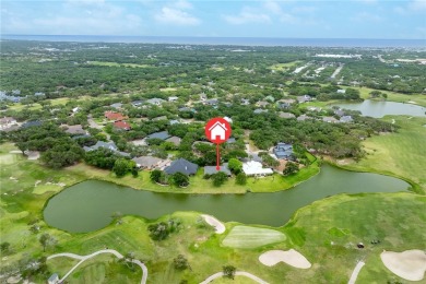 Elegant all-brick that overlooks a pond, Rockport golf course on Rockport Country Club in Texas - for sale on GolfHomes.com, golf home, golf lot