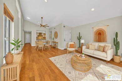 Rare corner-unit privacy at Indian Palms Country Club  neighbors on  in California - for sale on GolfHomes.com, golf home, golf lot