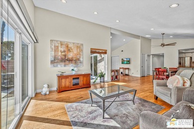 Rare corner-unit privacy at Indian Palms Country Club  neighbors on  in California - for sale on GolfHomes.com, golf home, golf lot