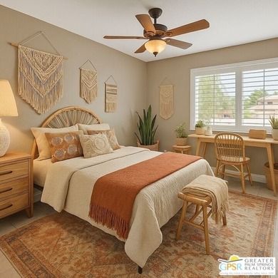 Rare corner-unit privacy at Indian Palms Country Club  neighbors on  in California - for sale on GolfHomes.com, golf home, golf lot