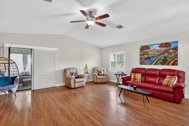 Enjoy gorgeous lake views from this gently lived-in home in a on Spanish Lakes Fairways in Florida - for sale on GolfHomes.com, golf home, golf lot