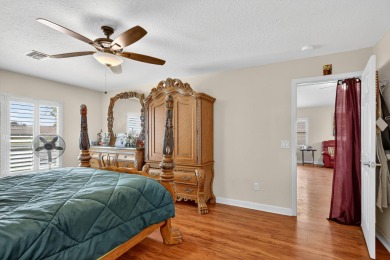 Enjoy gorgeous lake views from this gently lived-in home in a on Spanish Lakes Fairways in Florida - for sale on GolfHomes.com, golf home, golf lot