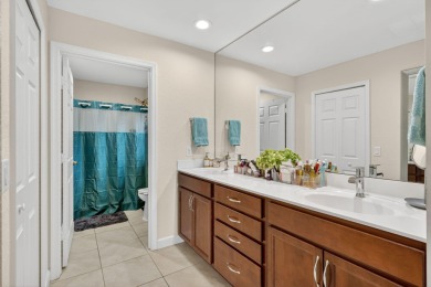 Enjoy gorgeous lake views from this gently lived-in home in a on Spanish Lakes Fairways in Florida - for sale on GolfHomes.com, golf home, golf lot