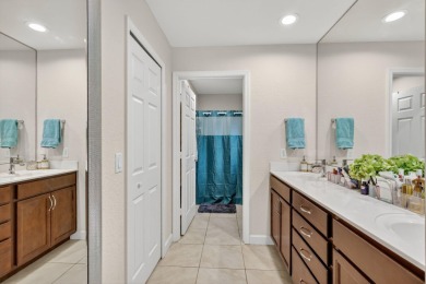 Enjoy gorgeous lake views from this gently lived-in home in a on Spanish Lakes Fairways in Florida - for sale on GolfHomes.com, golf home, golf lot