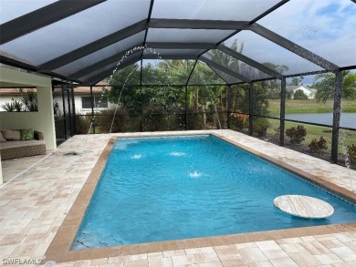 Brand new custom pool with water fountains to keep the pool nice on Riverbend Golf and Country Club in Florida - for sale on GolfHomes.com, golf home, golf lot