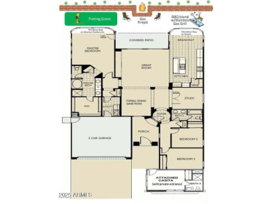 ✨ Welcome to Cassia Way--a home that's as warm and on Estrella Mountain Ranch Golf Course in Arizona - for sale on GolfHomes.com, golf home, golf lot