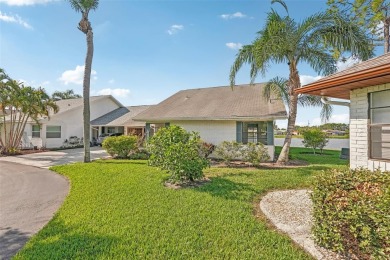 Welcome to this stunning 2-bedroom, 2-bath waterfront home on Caloosa Greens Executive Golf Course in Florida - for sale on GolfHomes.com, golf home, golf lot