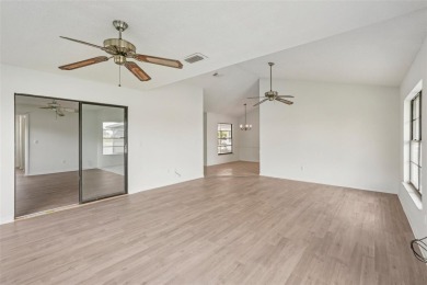 Welcome to this stunning 2-bedroom, 2-bath waterfront home on Caloosa Greens Executive Golf Course in Florida - for sale on GolfHomes.com, golf home, golf lot
