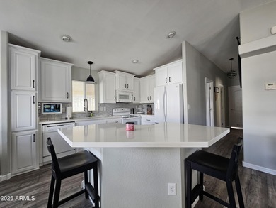 Location, location! This stunning 3-bedroom, 2-bathroom home has on Viewpoint Golf Resort in Arizona - for sale on GolfHomes.com, golf home, golf lot