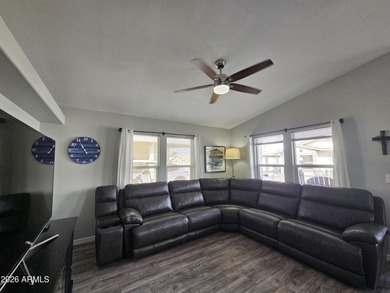 Location, location! This stunning 3-bedroom, 2-bathroom home has on Viewpoint Golf Resort in Arizona - for sale on GolfHomes.com, golf home, golf lot