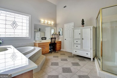 Stunning Golf Course Home on the 17th Tee!  This elegant 4-sides on Canongate On White Oak Golf Course in Georgia - for sale on GolfHomes.com, golf home, golf lot