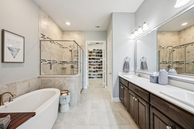 Experience luxury lakeside living in this beautiful home on The Golf Club at Resort Eagle Mountain Lake in Texas - for sale on GolfHomes.com, golf home, golf lot