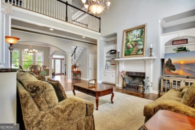 Stunning Golf Course Home on the 17th Tee!  This elegant 4-sides on Canongate On White Oak Golf Course in Georgia - for sale on GolfHomes.com, golf home, golf lot