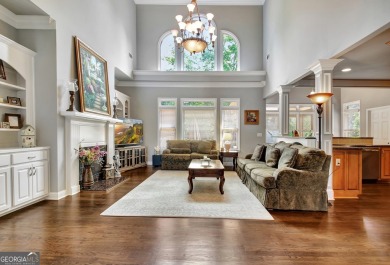 Stunning Golf Course Home on the 17th Tee!  This elegant 4-sides on Canongate On White Oak Golf Course in Georgia - for sale on GolfHomes.com, golf home, golf lot