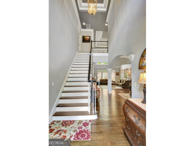 Stunning Golf Course Home on the 17th Tee!  This elegant 4-sides on Canongate On White Oak Golf Course in Georgia - for sale on GolfHomes.com, golf home, golf lot