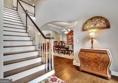Stunning Golf Course Home on the 17th Tee!  This elegant 4-sides on Canongate On White Oak Golf Course in Georgia - for sale on GolfHomes.com, golf home, golf lot
