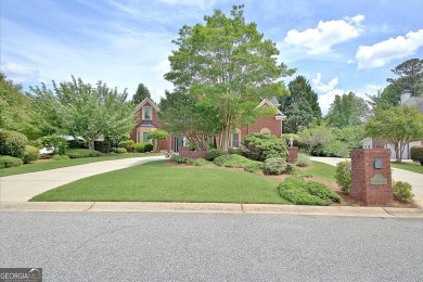 Stunning Golf Course Home on the 17th Tee!  This elegant 4-sides on Canongate On White Oak Golf Course in Georgia - for sale on GolfHomes.com, golf home, golf lot