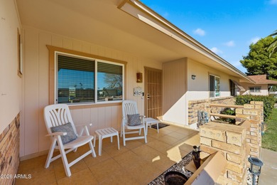 Welcome to easy Desert Living with a Front-row seat to the on Sun City Lakes West and East in Arizona - for sale on GolfHomes.com, golf home, golf lot