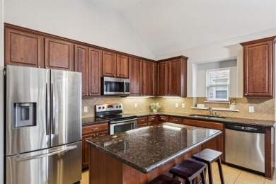 This beautiful single-story home in Hidden Cove is located just on Frisco Lakes Golf Course in Texas - for sale on GolfHomes.com, golf home, golf lot