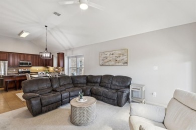 This beautiful single-story home in Hidden Cove is located just on Frisco Lakes Golf Course in Texas - for sale on GolfHomes.com, golf home, golf lot