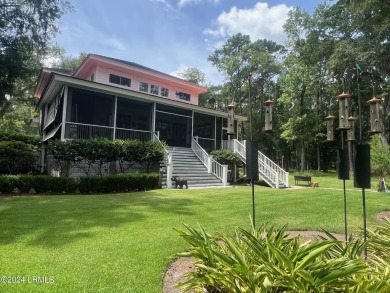 Gorgeous Lowcountry style home with sweeping front and rear on Melrose Golf Course in South Carolina - for sale on GolfHomes.com, golf home, golf lot