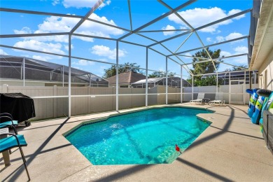 Welcome to this beautiful 4-bedroom, 2-bath, heated pool home on Polo Park East in Florida - for sale on GolfHomes.com, golf home, golf lot