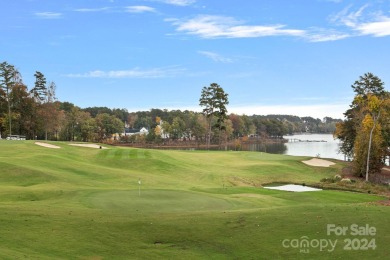 Experience waterfront luxury  long-range golf views from this on Trump National Golf Club Charlotte in North Carolina - for sale on GolfHomes.com, golf home, golf lot