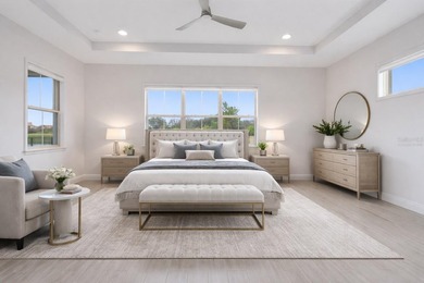 Positioned on one of the most desirable pond and golf view lots on Eagle Creek Golf Club in Florida - for sale on GolfHomes.com, golf home, golf lot