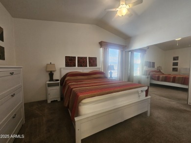 This 2-bedroom, 2-bathroom home features a large storage shed on Viewpoint Golf Resort in Arizona - for sale on GolfHomes.com, golf home, golf lot