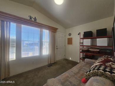 This 2-bedroom, 2-bathroom home features a large storage shed on Viewpoint Golf Resort in Arizona - for sale on GolfHomes.com, golf home, golf lot