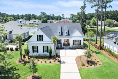 Spectacular, almost new home on The Pointe in the beautiful golf on Hampton Hall Club in South Carolina - for sale on GolfHomes.com, golf home, golf lot