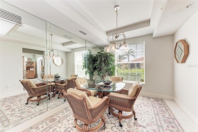 Impeccably maintained and beautifully styled with coastal decor on Sarasota National Golf Club in Florida - for sale on GolfHomes.com, golf home, golf lot
